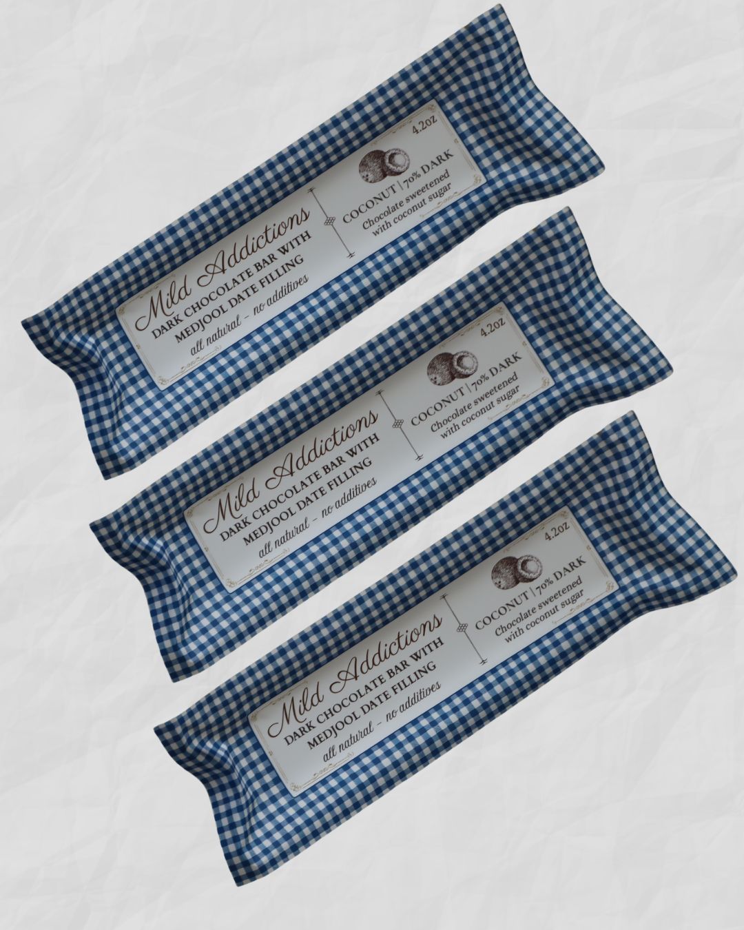 3-Pack Dark Chocolate Bars with Coconut & Medjool Date Center
