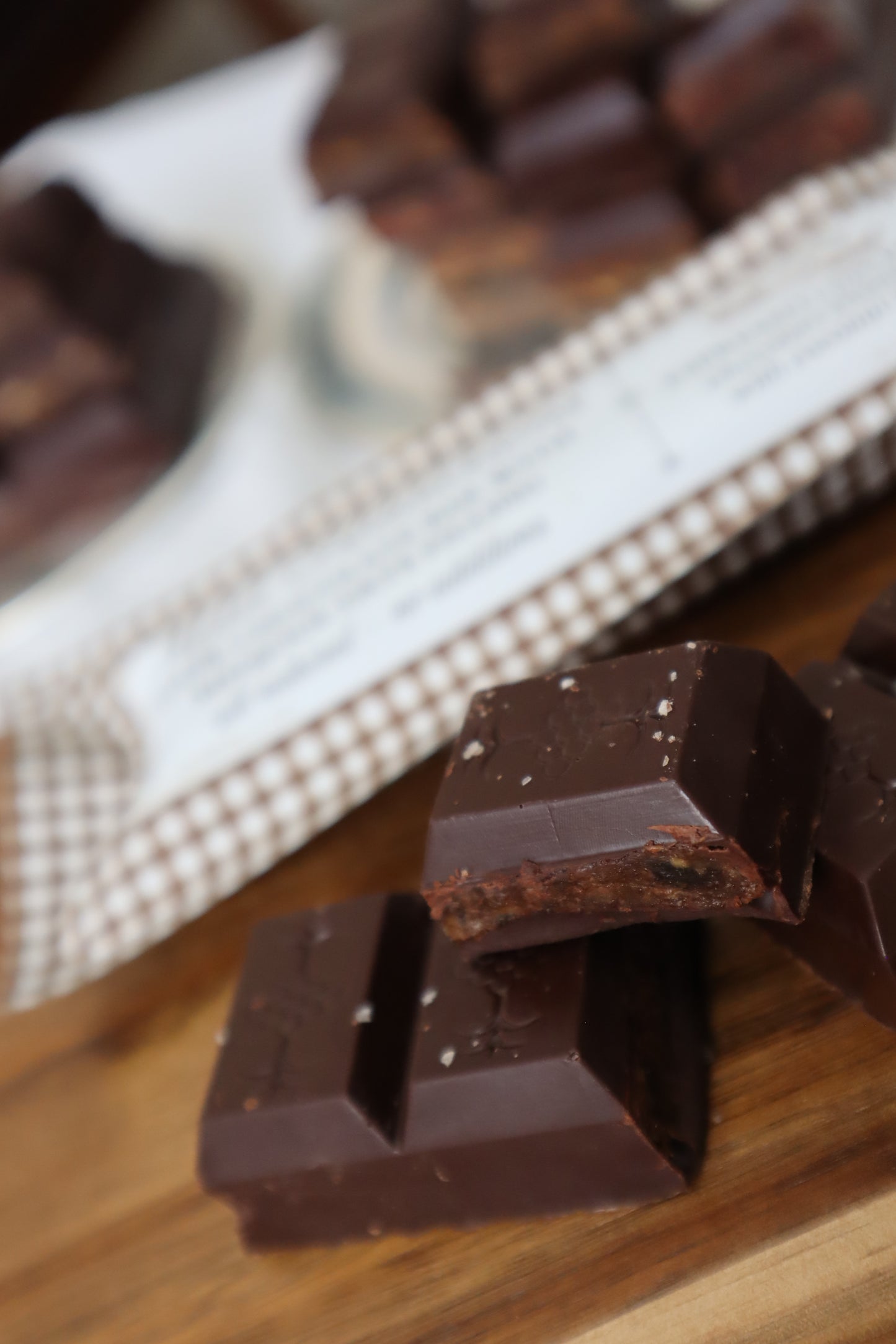 Dark Chocolate Bar with Espresso & Medjool Date Center— 2.6 oz