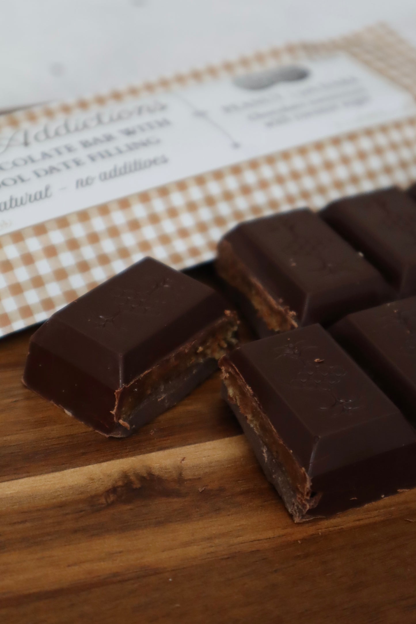 Dark Chocolate Bar with Peanut Butter & Medjool Date Center — Single 4.2 oz