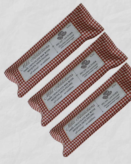 3-Pack Dark Chocolate Bars with Pecan & Medjool Date Center